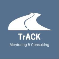 TrACK logo Blue TrACK Mentoring and Coaching logo Blue